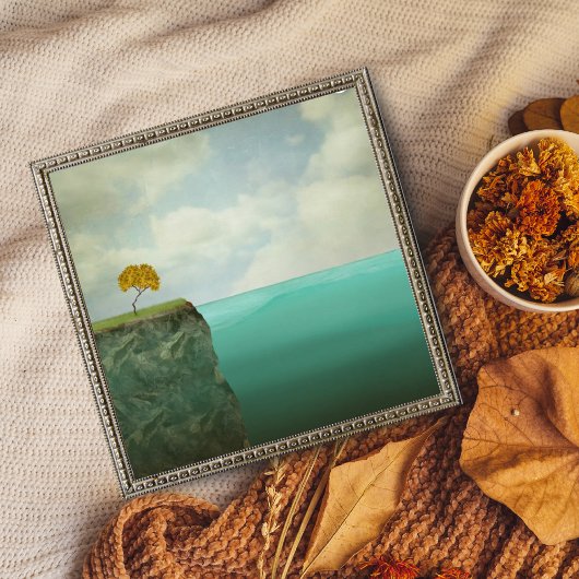 抽象的な自然風景アート ポスター