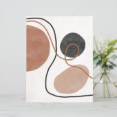 抽象的な自由形状のスクラップブックペーパー (スタンド正面)