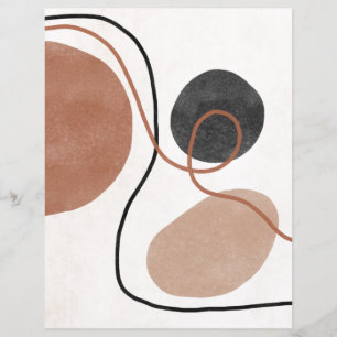 抽象的な自由形状のスクラップブックペーパー