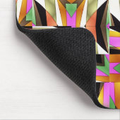 抽象的な色のタイルから成っているパターン マウスパッド (コーナー)