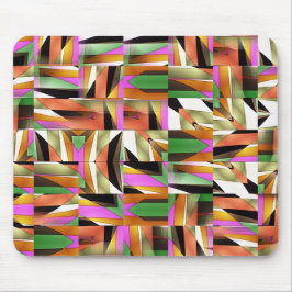 抽象的な色のタイルから成っているパターン マウスパッド