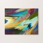 抽象的な色のパズル ジグソーパズル (横)