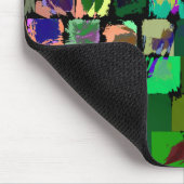 抽象的な色の正方形 マウスパッド (コーナー)