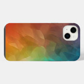 抽象的な色の流れを形に iPhoneケース (裏面横)