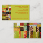 抽象的な色パターン名刺 名刺 (正面/裏面)