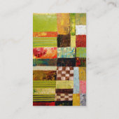 抽象的な色パターン名刺 名刺 (裏面)