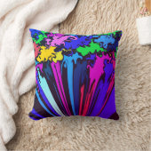 抽象的な色彩の渦 / 痛みを伴う / マイアミ / クッション (ブランケット)