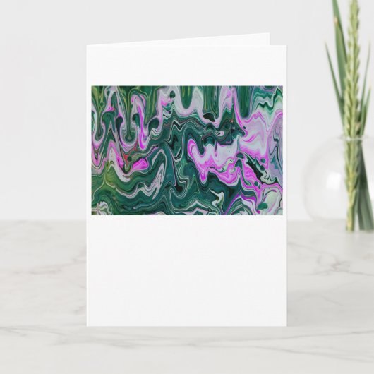 「抽象的な色彩研究 458」カード カード (正面)