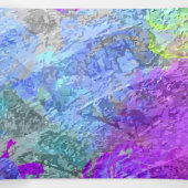 抽象的な色彩2 三つ折りクリスマスカード (内部中)