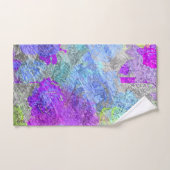 抽象的な色2 バスタオルセット (ハンドタオル)