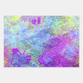 抽象的な色2 ラッピングペーパーシート (正面3)