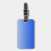 抽象的な色-青 ラゲッジタグ (正面縦)