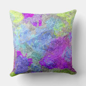 抽象的な色 2 クッション (裏面)