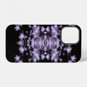抽象的な花のグラフィック柄 iPhoneケース (裏面横)