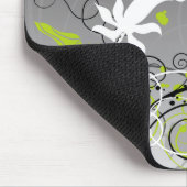 抽象的な花のマウスパッド マウスパッド (コーナー)