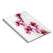 抽象的な花の水彩画の絵画3 ノートブック (右側)