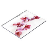 抽象的な花の水彩画の絵画3 ノートブック (左側)