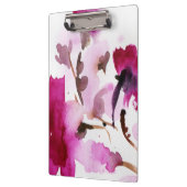 抽象的な花の水彩画の絵画4 クリップボード (左)