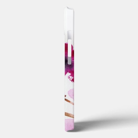 抽象的な花の水彩画の絵画4 Case-Mate iPhoneケース (裏面 / 左)