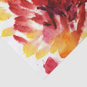 抽象的な花の水彩画の絵画5 薄葉紙 (詳細)