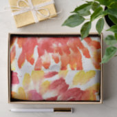 抽象的な花の水彩画の絵画5 薄葉紙 (ギフト)