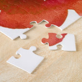 抽象的な花の水彩画の絵画 ジグソーパズル (側面)