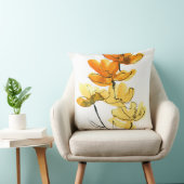 抽象的な花の背景 クッション (椅子)