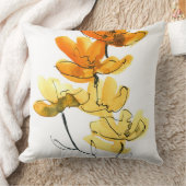 抽象的な花の背景 クッション (ブランケット)