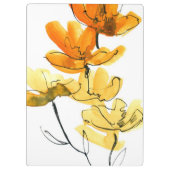 抽象的な花の背景 クリップボード (裏面)