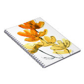 抽象的な花の背景 ノートブック (右側)