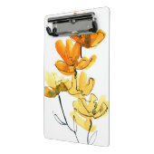 抽象的な花の背景 ミニクリップボード (アングル2)