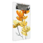 抽象的な花の背景 ミニクリップボード (アングル)