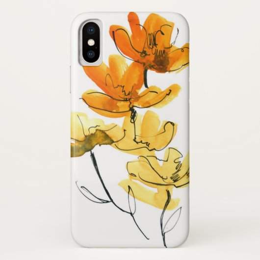 抽象的な花の背景 Case-Mate iPhoneケース (裏面)