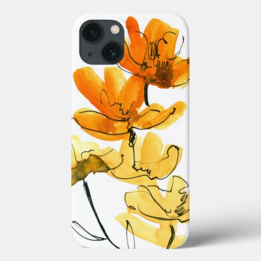 抽象的な花の背景 Case-Mate iPhoneケース (裏面)