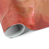 抽象的な花の花びらのティッシュペーパー ラッピングペーパー (ロールコーナー)