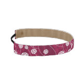 抽象的な花パターン アスレチックヘッドバンド (左)