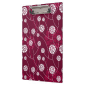 抽象的な花パターン クリップボード (左)