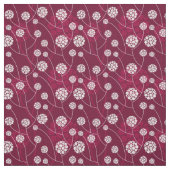 抽象的な花パターン ファブリック (見本)