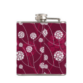 抽象的な花パターン フラスク (裏面)