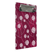 抽象的な花パターン ミニクリップボード (アングル)