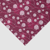 抽象的な花パターン 薄葉紙 (詳細)