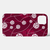 抽象的な花パターン Case-Mate iPhoneケース (裏面 (横))