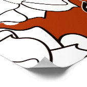 抽象的な花模様の背景の招待状または結婚式のカード ポスター (角)