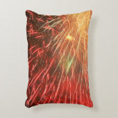 抽象的な花火の枕 アクセントクッション (正面(垂直))
