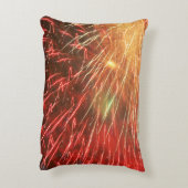 抽象的な花火の枕 アクセントクッション (裏面(縦))