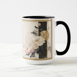 "抽象的な花" マグカップ