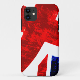 抽象的な英国国旗 iPhone 11 ケース