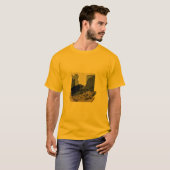 抽象的な草原Voleのティー Tシャツ (正面フル)