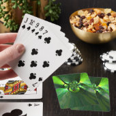 抽象的な葉のキツネ トランプ (インサイチュ)