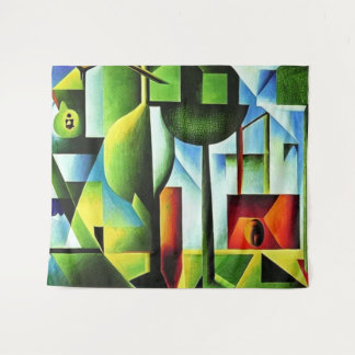 抽象的な葉 タペストリー